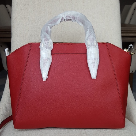 SOLD NWT Michael Kors Large Ciara satchel Scarlet - Picture 4 of 7